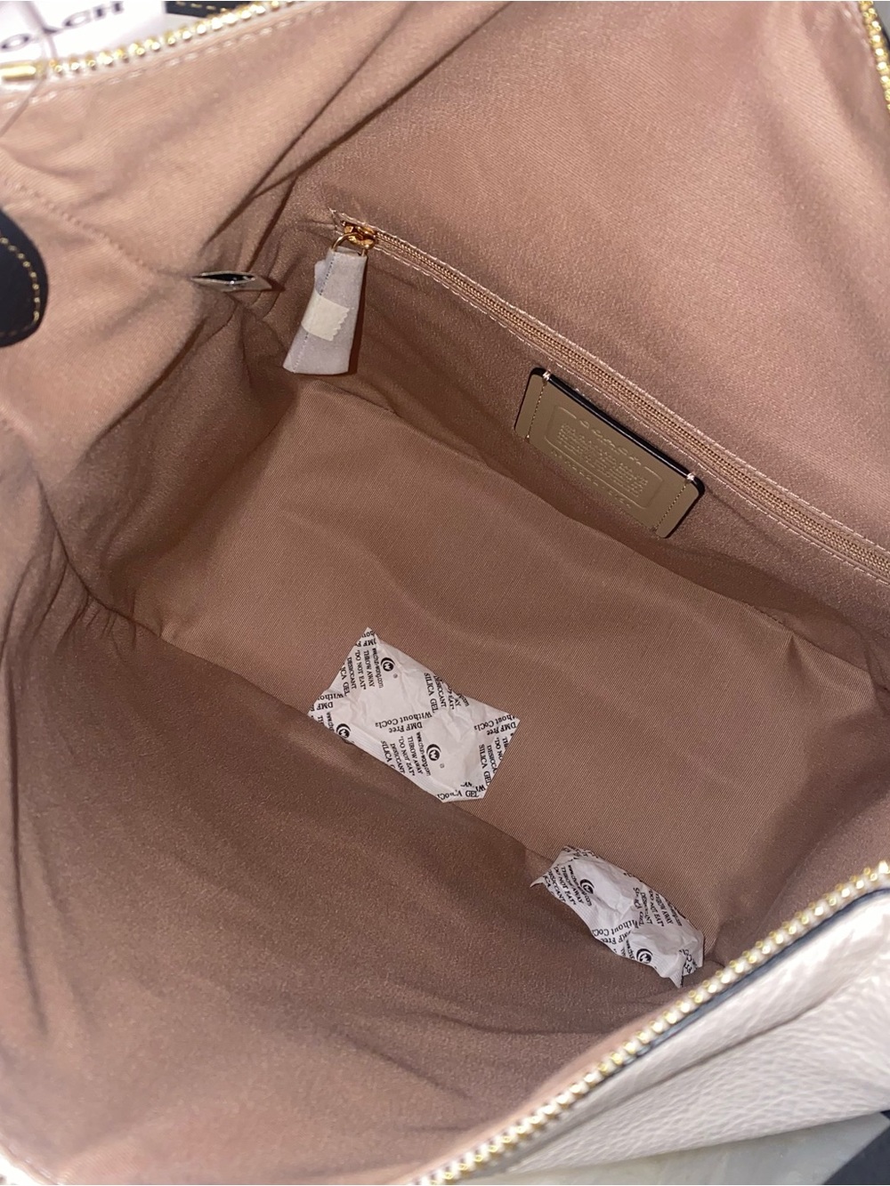Coach leather purse Pennie Shoulder Bag In Colorblock New - Picture 11 of 14